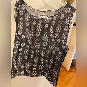 Blackbough swim crop top